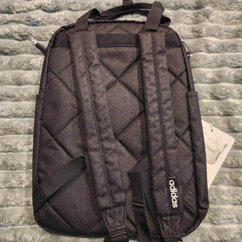 Adidas Black Essentials Backpack - Picture 2 of 7